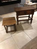 Bijzettafels (2), Huis en Inrichting, Tafels | Bijzettafels, Ophalen, Gebruikt