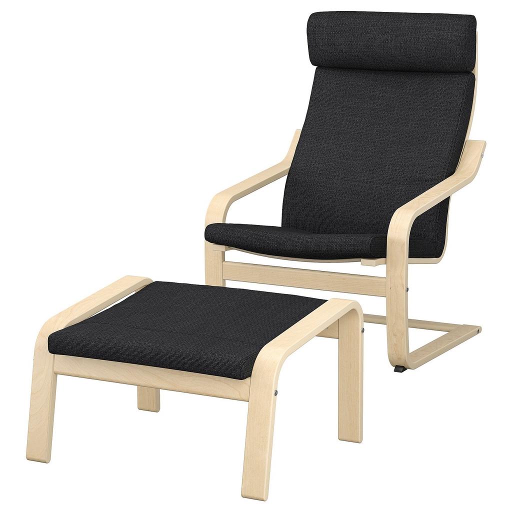 Ikea Poäng fauteuils (3 stuks, ook per stuk te koop), Huis en Inrichting, Fauteuils, Zo goed als nieuw, Hout, 50 tot 75 cm, 100 tot 125 cm