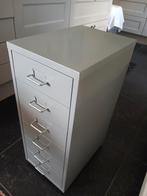 Ladeblok metaal op wielen archiefkast 6 laden, Ophalen, Gebruikt, Metaal