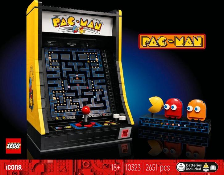 Lego 10323 PAC-MAN Arcade huren - Icons, Kinderen en Baby's, Speelgoed | Duplo en Lego, Lego, Complete set, Inclusief instructies