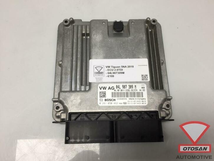 vw tiguan 5na 2018 ecu 2.0tdi 04l907309m, Autos : Pièces & Accessoires, Électronique & Câbles, Volkswagen, Utilisé