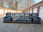 Bankstel Lounge 3+1+1 leer + LEVERING, Huis en Inrichting, Zetels | Zetels, Ophalen of Verzenden, Zo goed als nieuw, Leer