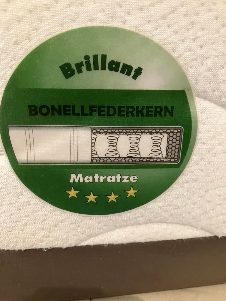 Éénpersoonsmatras met bonnelveren, Ophalen, 90 cm, Eenpersoons, Zo goed als nieuw