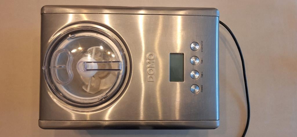 DOMO ijsmachine DO9066I, Ophalen of Verzenden, Zo goed als nieuw, Zelfvriezend