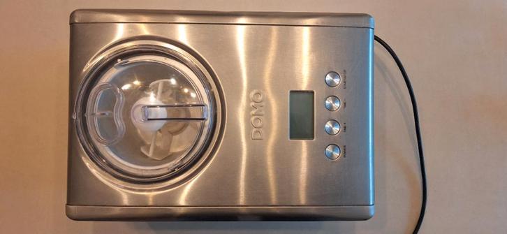 DOMO ijsmachine DO9066I, Electroménager, Machines à glace, Comme neuf, Auto-congélation, Enlèvement ou Envoi