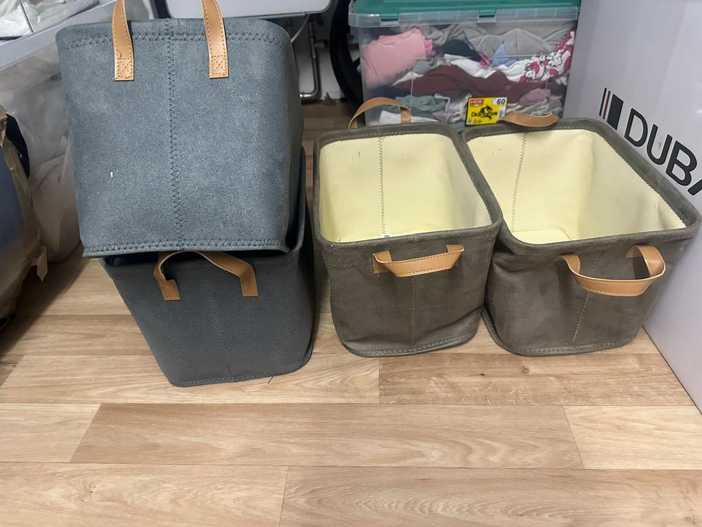 Ensemble de paniers/organisateurs de rangement, Enlèvement, Comme neuf