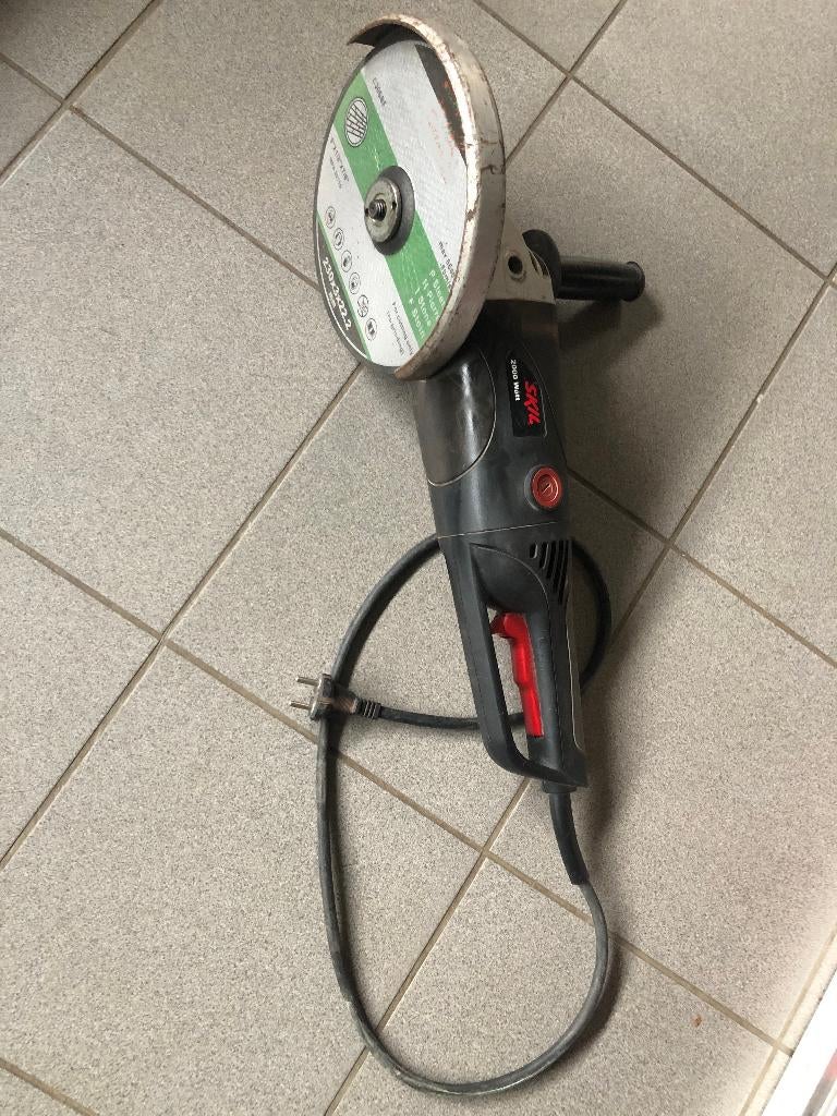 Rectifieuse Skil 2000 W meule - diamètre 230 mm, Bricolage & Construction, Outillage | Meuleuses, 1000 watts ou plus, Enlèvement