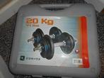 Halter set in koffer - 20 Kg, Sport en Fitness, Fitnessmaterialen, Ophalen, Zo goed als nieuw, Halterset