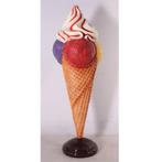 Crème glacée XXL 220 cm - cornet de crème glacée 4 boules, Enlèvement, Neuf