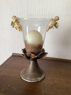 Kandelaar met kaars, Ophalen, Zo goed als nieuw, Kandelaar