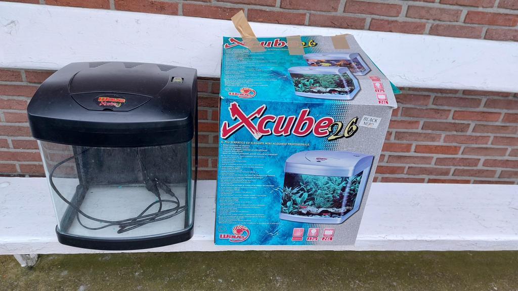 Aquarium, Dieren en Toebehoren, Ophalen, Inclusief toebehoren, Gebruikt, Verlichting of Verwarming