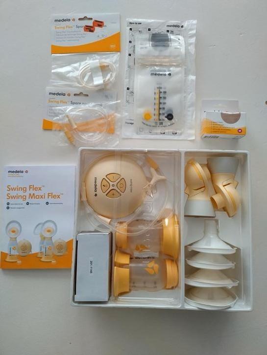 Medela Swing Maxi Flex met extra's en Easy Expressionbustie, Kinderen en Baby's, Babyvoeding en Toebehoren, Borstkolf, Ophalen of Verzenden