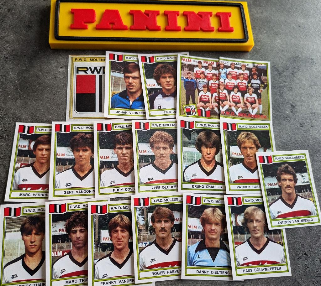 AUTOCOLLANTS DE FOOT PANINI FOOTBALL 84 RWDM MOLENBEEK 18, Envoi, Neuf