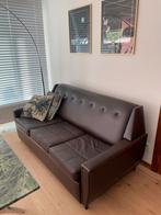 Bank slaapbank retro goede staat skai-leder, Ophalen, Zo goed als nieuw