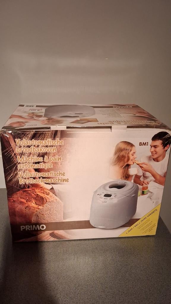 Broodbakmachine Primo nieuw, Met timer, Nieuw, Ophalen of Verzenden, 400 tot 800 gram deeg