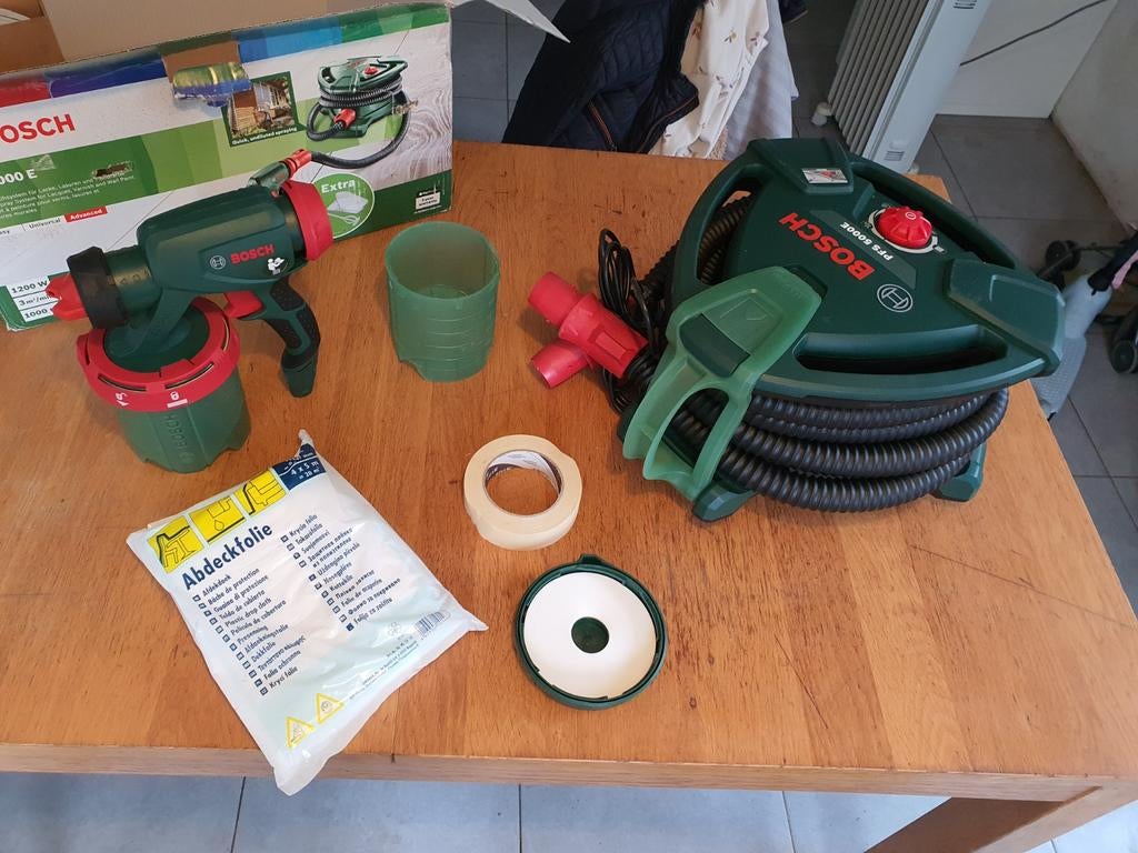 Pistolet à peinture Bosch PFS 5000 E, Enlèvement