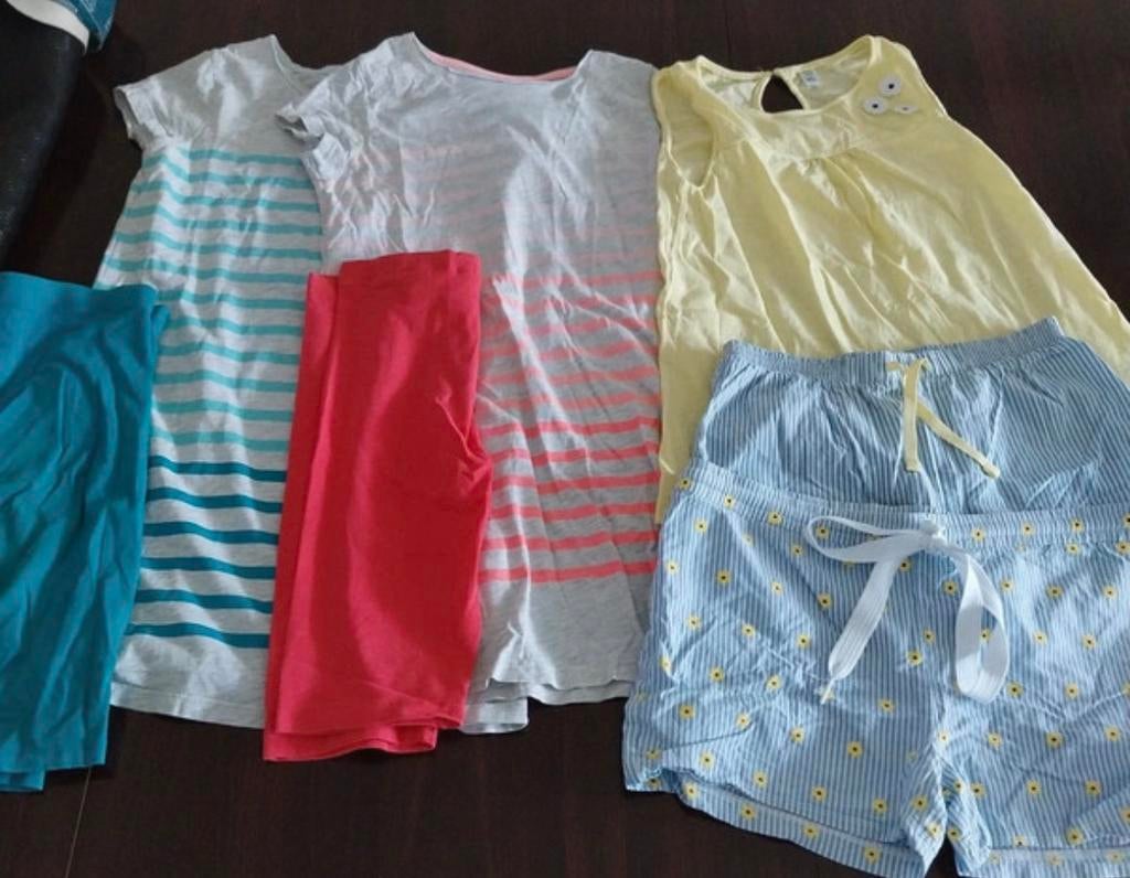 Lot 3 pyjamas +un short okaidi 10 ans, Enlèvement, Comme neuf, Fille, Vêtements de nuit ou Sous-vêtements