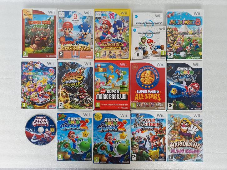 Nintendo Wii Mario Games, Games en Spelcomputers, Games | Nintendo Wii, Gebruikt, Ophalen of Verzenden