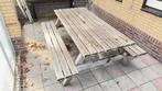 Picknicktafel 200x160x76, Tuin en Terras, Picknicktafels, Ophalen, Gebruikt, Rechthoekig, Hout