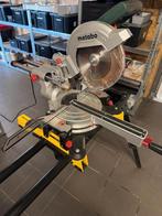 scie à onglet METABO KGS 216 M avec trepied, Bricolage & Construction, Outillage | Scies mécaniques, Enlèvement, Comme neuf, Scie à onglet