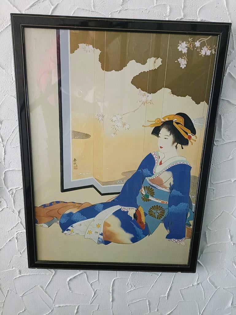 Cadre japonisant. Impression de haruyo morita, Ophalen