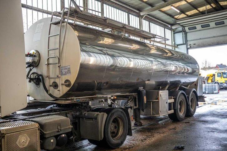 MAISONNEUVE CITERNE LAITIERE/MELK/MILK 26000L, Autos, Camions, Entreprise, Achat, Remorques et Semi-remorques, Autres carburants