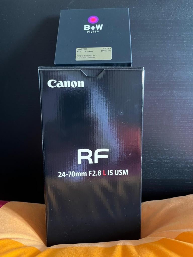 Canon RF 24-70mm f/2.8 L IS USM, TV, Hi-fi & Vidéo, Enlèvement ou Envoi, Comme neuf, Téléobjectif, Zoom