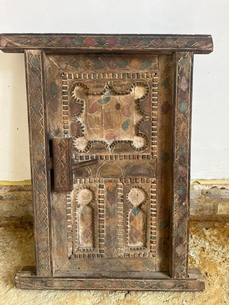Marokkaans houten deurtje, Antiek en Kunst, Antiek | Meubels | Kasten, Ophalen