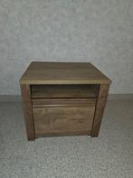 Nachtkastje Vedde - Kleur: donkereik, Ophalen