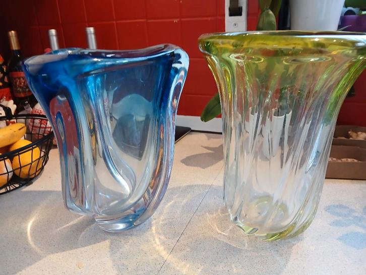 Vase Val Saint Lambert, Antiek en Kunst, Antiek | Vazen, Ophalen