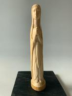 Antiek Mariabeeld in ivoor, Antiek en Kunst, Antiek | Religieuze voorwerpen, Verzenden