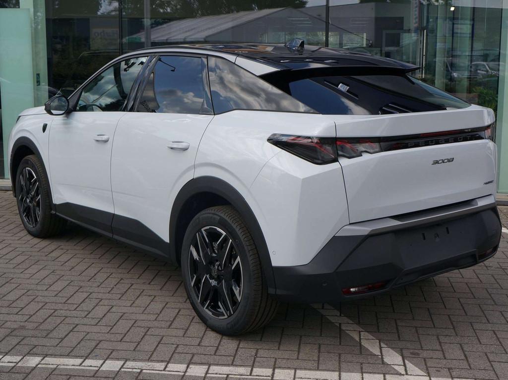 Peugeot 3008 GT Hybrid 136 GT (bj 2025, automaat), Stof, Gebruikt, 136 pk, Wit