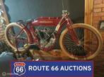 Indian 8-Valve Racer | 1915 | Route 66 Auctions, Auto's, Oldtimers, Overige merken, Zwart, Bedrijf, Handgeschakeld