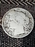 Zilveren munt république français 0.835 1 franc 1895, Ophalen of Verzenden, Frankrijk, Losse munt, Zilver