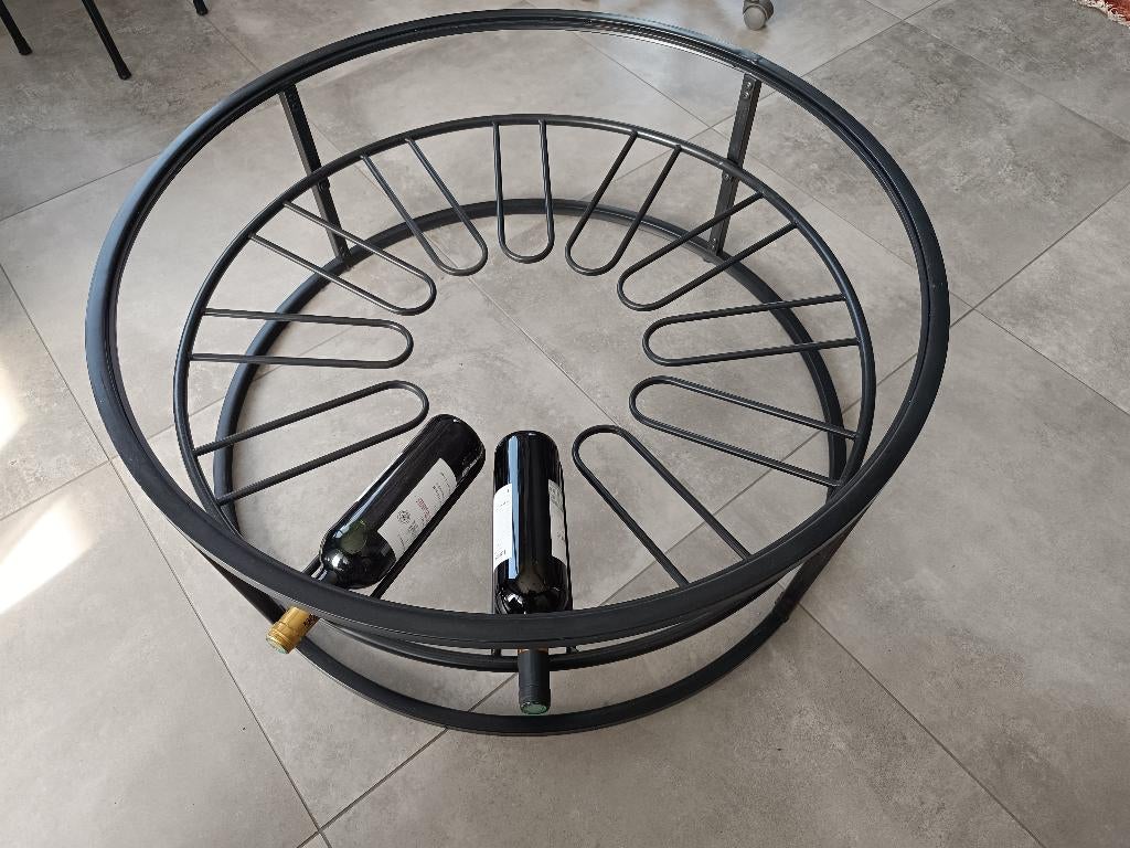 Table de salon (armature sans glace!), Enlèvement, Utilisé, Verre