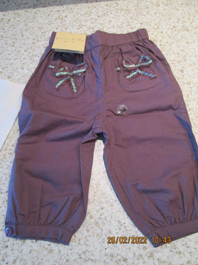 Pantalon violet de parme neuf « Grain de blé » 6 mois 67 cm, Enfants & Bébés, Vêtements de bébé | Taille 68, Fille, Pantalon, Neuf