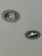 2 x Wever & Ducre Slalom Mat Chroom ( GU10 250 V ), Ophalen of Verzenden, Zo goed als nieuw, Metaal, Modern