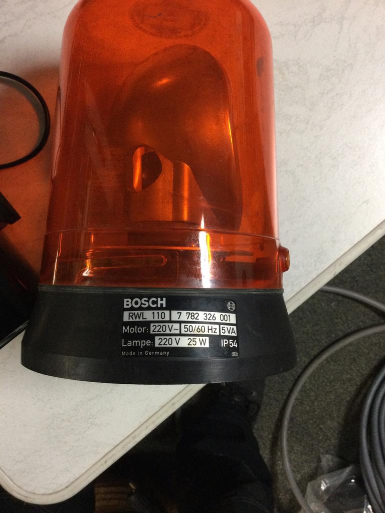 Te koop bosch zwaailamp/zwaailicht, Ophalen, Gebruikt