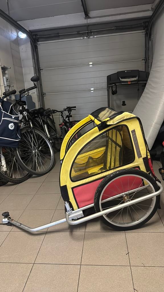 Remorque velo maxxus, Vélos & Vélomoteurs, Enlèvement, Utilisé, Remorque pour enfant, 20 à 40 kg