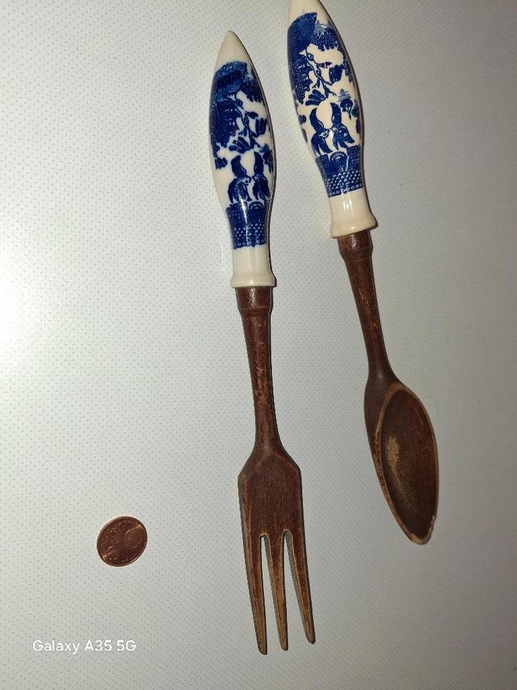 COUVERTS pour salade ancien et vintage, Antiquités & Art, Antiquités | Couverts, Enlèvement ou Envoi