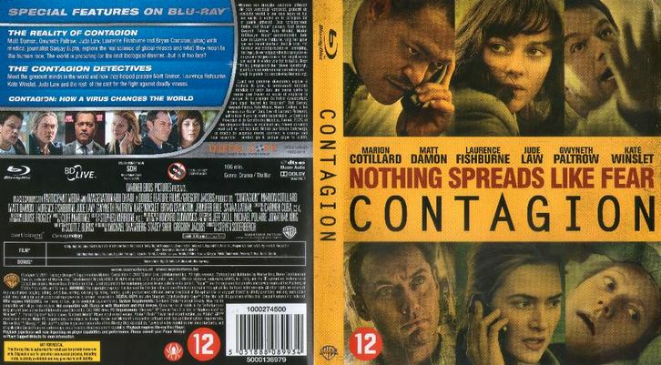 contagion (blu-ray) neuf, CD & DVD, Blu-ray, Comme neuf, Drame, Enlèvement ou Envoi