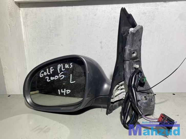 VW GOLF Plus Links grijs LA7T spiegel buitenspiegel 2004-201, Auto-onderdelen, Spiegels, Volkswagen, Gebruikt