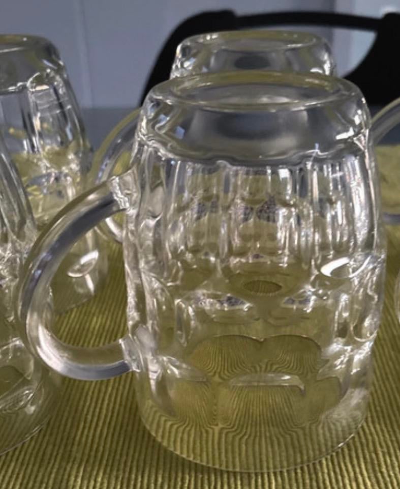 6 choppes a bière, Maison & Meubles, Cuisine | Vaisselle, Verre ou Verres, Comme neuf, Verre, Enlèvement