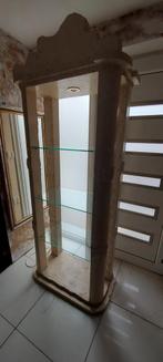 Stenen vitrinekast met verlichting, Huis en Inrichting, Kasten | Vitrinekasten, Ophalen