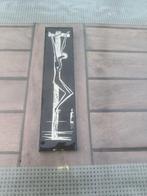 Vintage / retro muurtegel kruisiging ( made in Germany ), Tuin en Terras, Ophalen of Verzenden