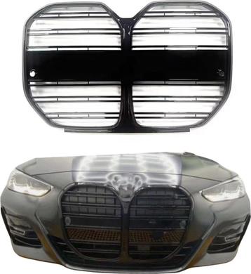 NIEUWE frontgrille BMW i4 G26 hoogglans zwart dubbele spaken beschikbaar voor biedingen