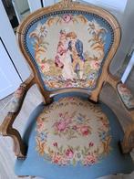 Beau fauteuil en moquette de style Louis XV, Enlèvement ou Envoi