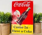 Enseigne publicitaire en métal Coca-Cola, Collections, Enlèvement ou Envoi, Panneau publicitaire, Neuf