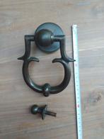 Koper antiek deurklopper set, Ophalen of Verzenden, Koper