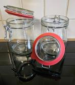 Glazen pot met rubber, Ophalen, Zo goed als nieuw, Glas, Pot, Bus of Blik